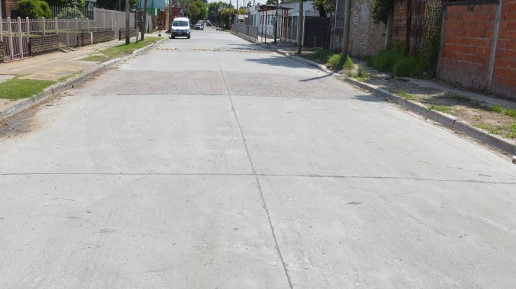 Apertura al tránsito en calle Neuquén 